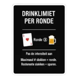 drinklimiet per ronde
